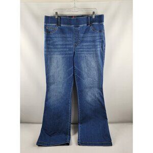 Spanx Jeans Womens 2X Indigo Blue Flare Denim (38x33) 20456R